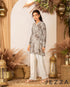 V-Neck Above-Knee Polyester Top 62462